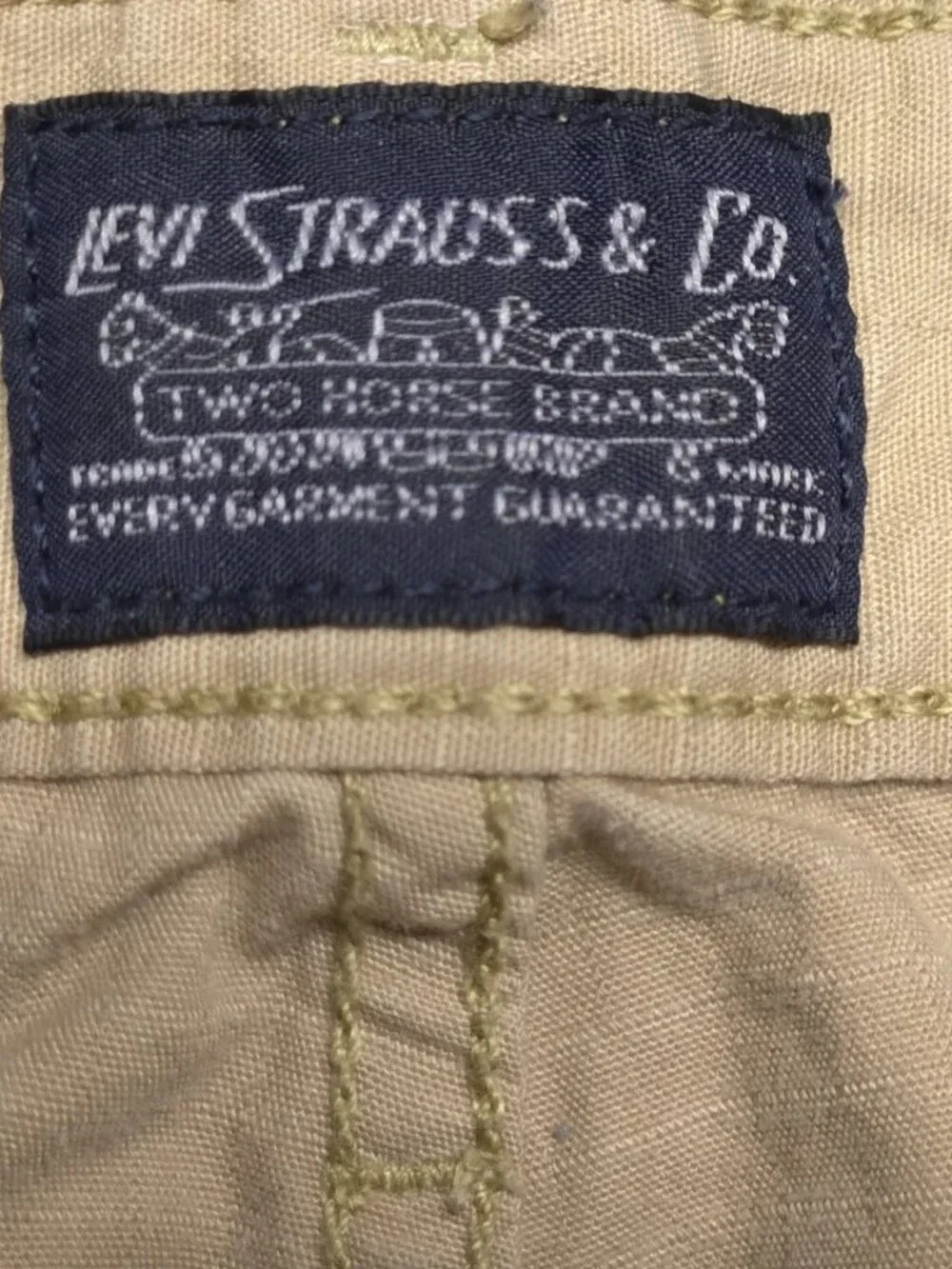 Levi’s Cargo Shorts Sz 30 Khaki Ripstop Utility